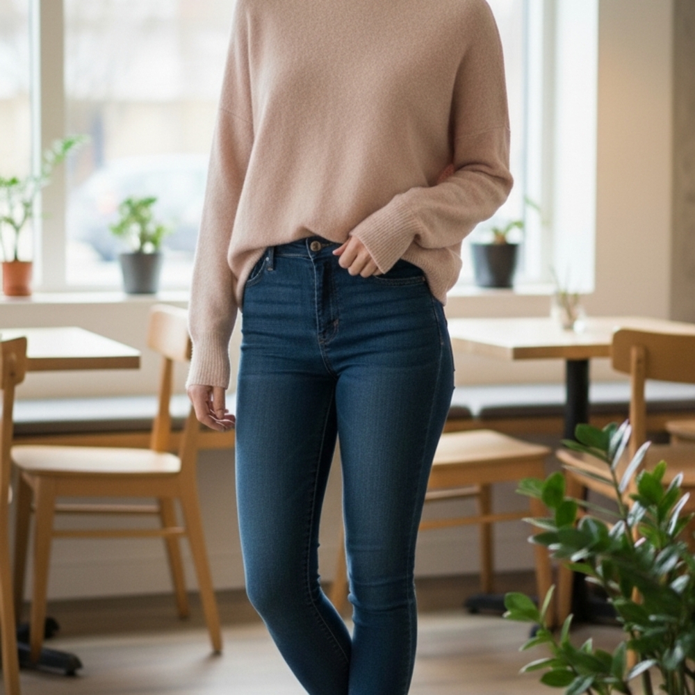 Guess Feather Weight Knit Sweater- Size: M